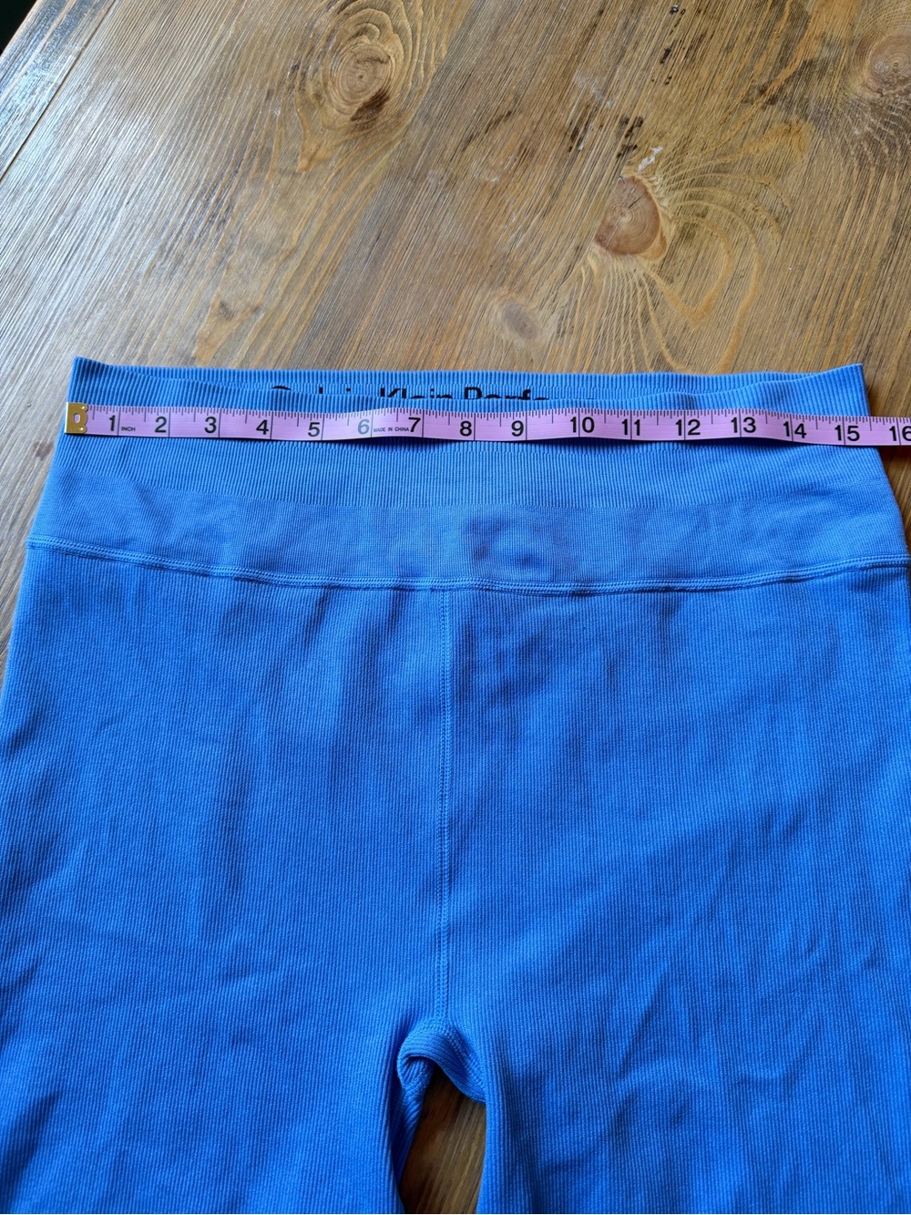 Calvin Klein Performance Blue High Rise Seamless Bike Shorts XL - Picture 6 of 10